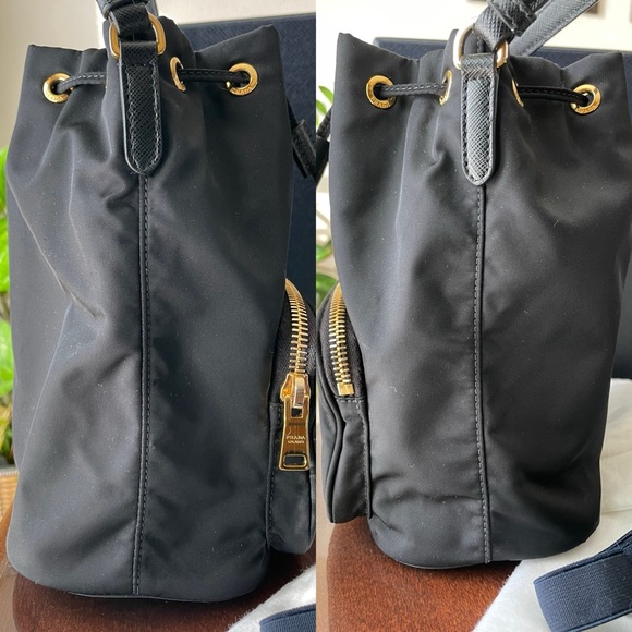 Prada Duet Re-Nylon bucket bag $1,890 - Picture 7 of 16